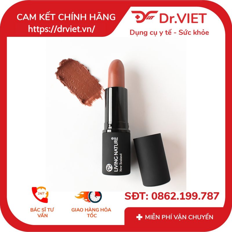 Son môi nâu đất Warm Wood 06 9 Son môi nâu đất Warm Wood 06