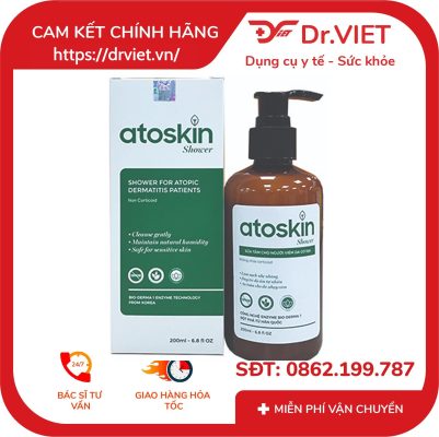Sữa tắm ngừa viêm da cơ địa AtoSkin Shower 200 ml