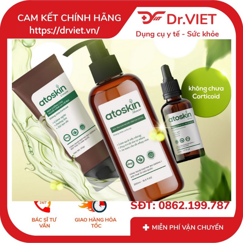 Sữa tắm cho người viêm da cơ địa Atoskin Shower 500ml