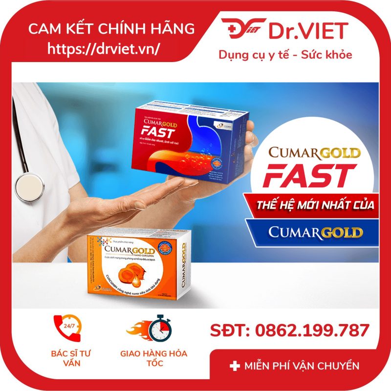 CumarGold Fast hỗ trợ giảm viêm loét dạ dày