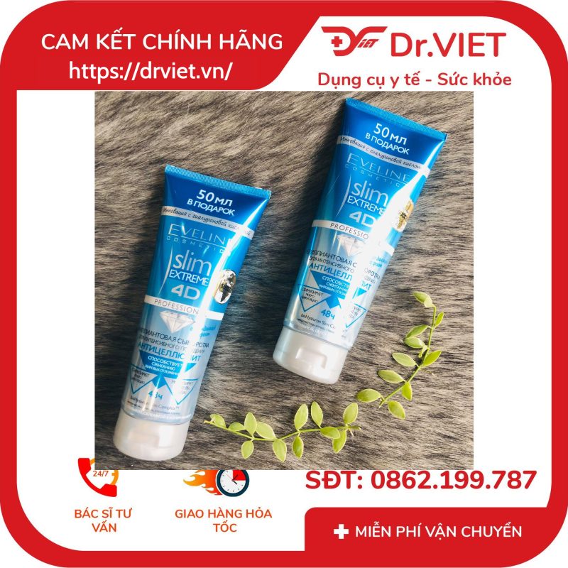 Kem Tan Mỡ Eveline Slim Extreme 4D 12 Kem Tan Mỡ Eveline Slim Extreme 4D