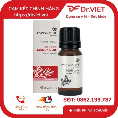 Tinh dầu nguyên chất Living Nature 100% Pure Manuka Oil 10ml 12 Tinh dầu nguyên chất Living Nature 100% Pure Manuka Oil 10ml