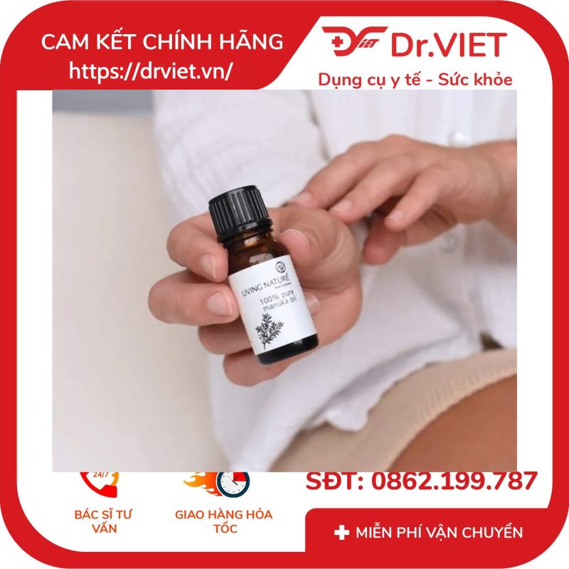 Tinh dầu nguyên chất Living Nature 100% Pure Manuka Oil 10ml 8 Tinh dầu nguyên chất Living Nature 100% Pure Manuka Oil 10ml