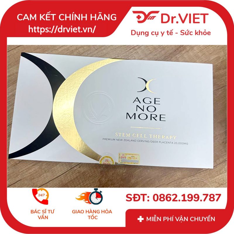 Viên tế bào gốc nhau thai hươu Age No More Cervine Stem Cell Therapy 20.000Mg 60 Viên 10 Viên tế bào gốc nhau thai hươu Age No More Cervine Stem Cell Therapy 20.000Mg 60 Viên