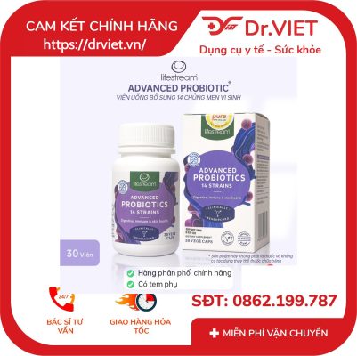 Viên Uống Men Vi Sinh 14 Chủng Lifestream Advanced Probiotic 30 Viên 12 Viên Uống Men Vi Sinh 14 Chủng Lifestream Advanced Probiotic 30 Viên