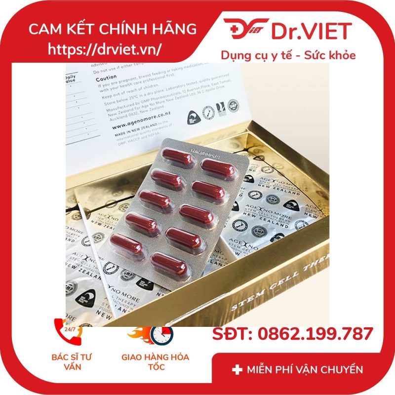 Viên uống tế bào gốc nhau thai cừu Age No More Ovine Placenta 25.000MG