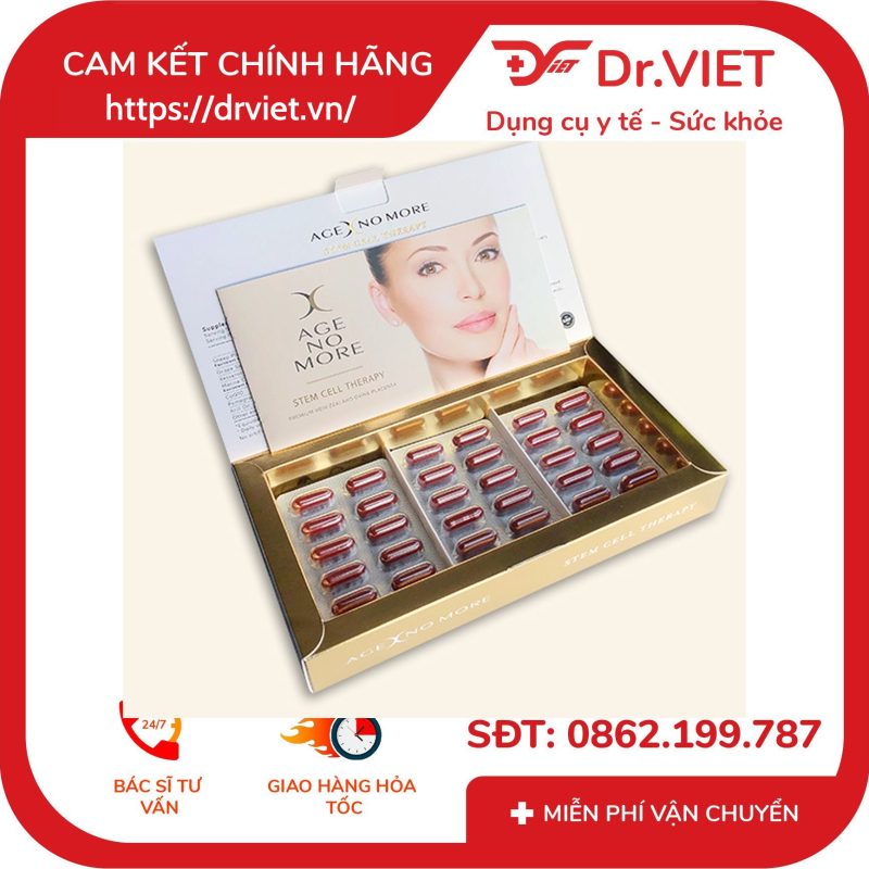 Alternative view of Viên uống tế bào gốc nhau thai cừu Age No More Ovine Placenta 25.000MG