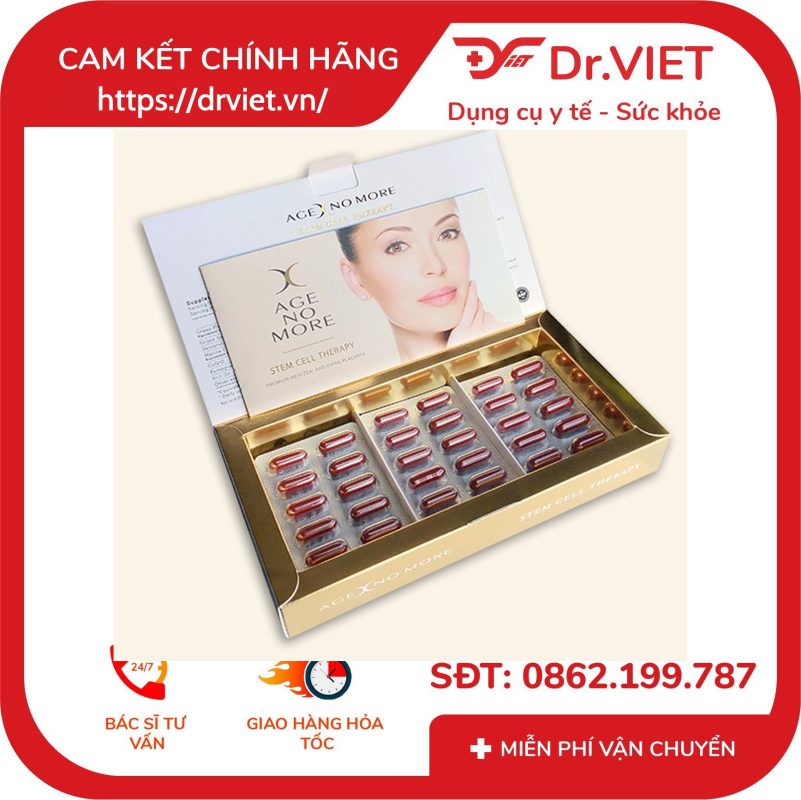 Viên uống tế bào gốc nhau thai cừu Age No More Ovine Placenta 25.000MG 12 Viên uống tế bào gốc nhau thai cừu Age No More Ovine Placenta 25.000MG
