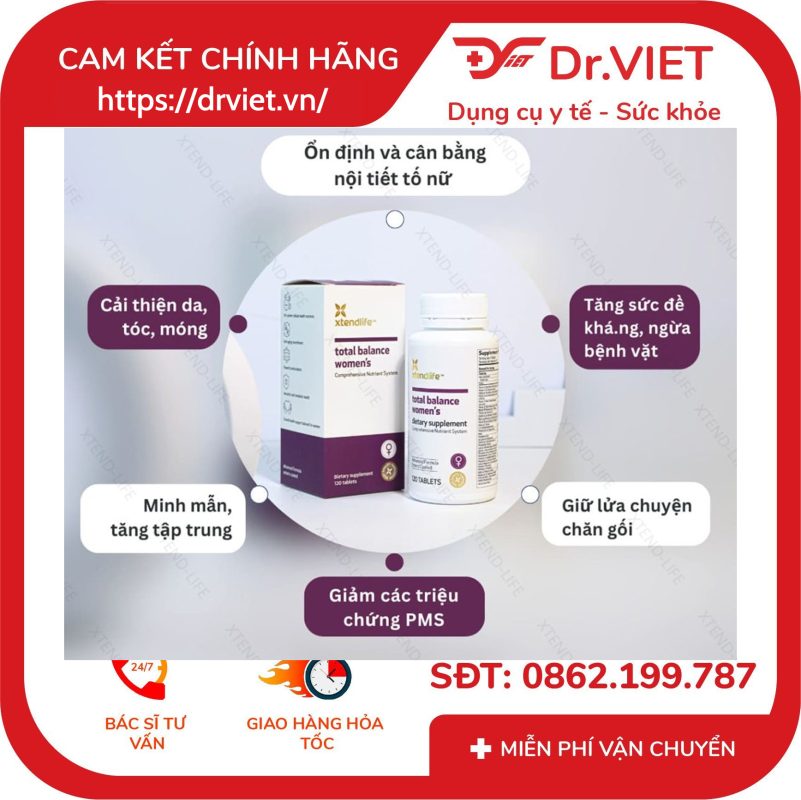 Vitamin Tổng Hợp Cho Phụ Nữ Xtend-Life Total Balance Women’s 14 Vitamin Tổng Hợp Cho Phụ Nữ Xtend-Life Total Balance Women’s