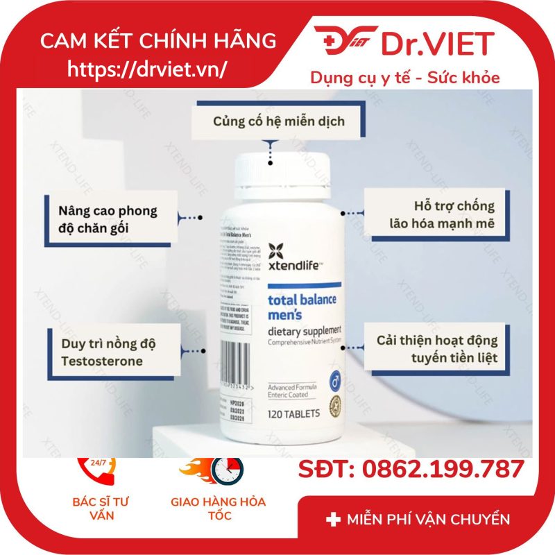 Alternative view of Viên Uống Vitamin Cho Nam Xtend-Life Total Balance Men’s 120 viên