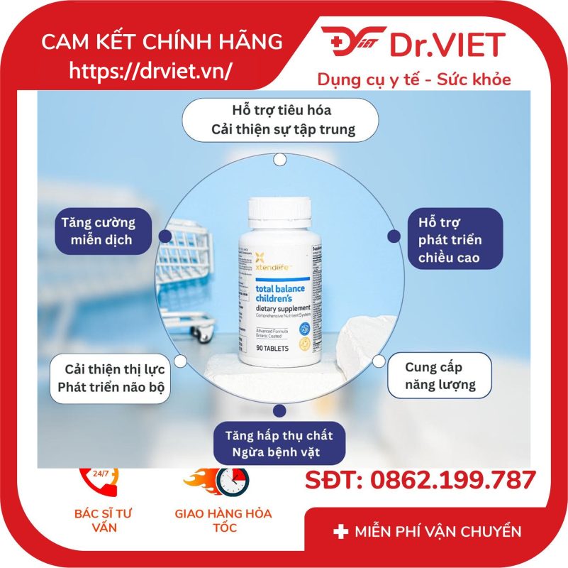 Vitamin tổng hợp cho trẻ em Total Balance Children’s 90 viên 12 Vitamin tổng hợp cho trẻ em Total Balance Children’s 90 viên