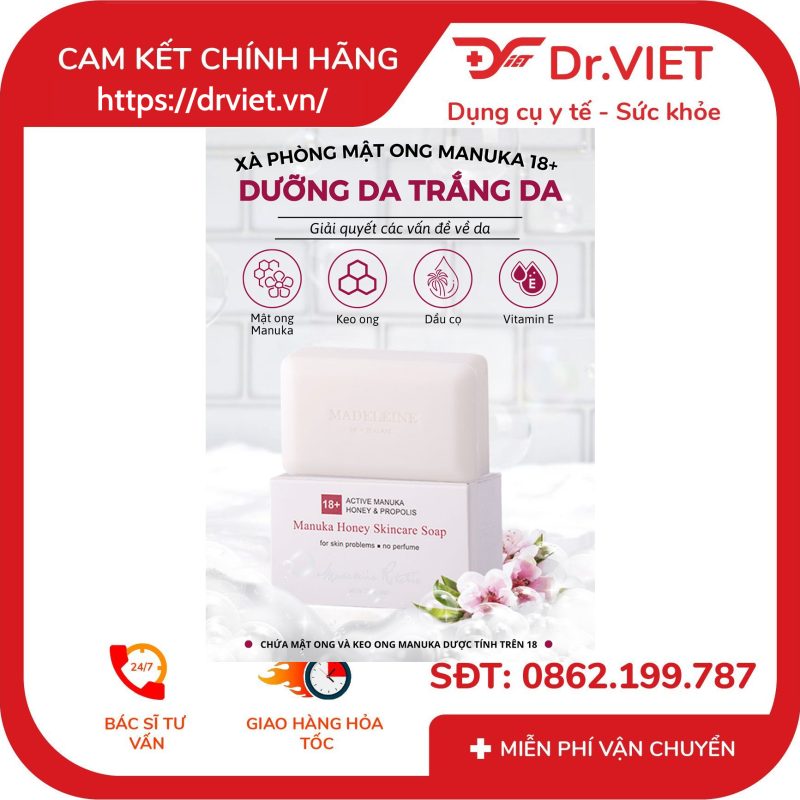 Xà Phòng Mật Ong Manuka 18+ Skin Health