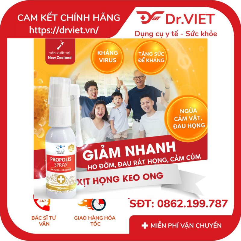 Xịt họng keo ong Deep Blue Health Propolis Spray Plus (BIF 40+) 30ml 9 Xịt họng keo ong Deep Blue Health Propolis Spray Plus (BIF 40+) 30ml