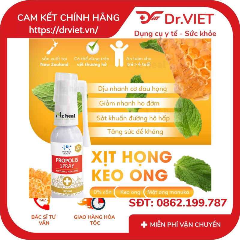 Alternative view of Xịt họng keo ong Deep Blue Health Propolis Spray Plus (BIF 40+) 30ml