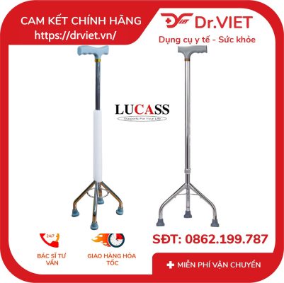Gậy 4 Chân Cao Lucass B932