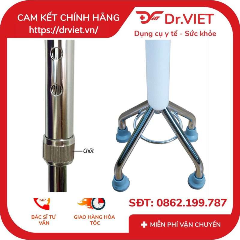 Gậy 4 Chân Cao Lucass B932 11 Gậy 4 Chân Cao Lucass B932