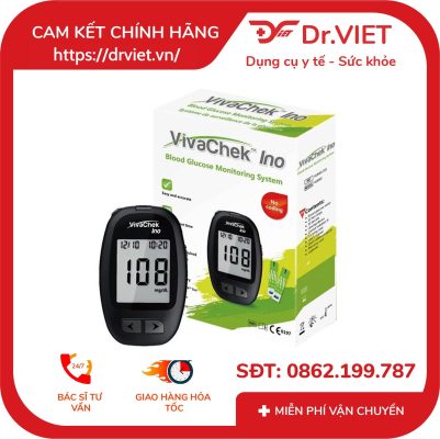 Máy đo đường huyết VivaChek Ino (Tặng 1 hộp kim gồm 50 kim) 17 Máy đo đường huyết VivaChek Ino (Tặng 1 hộp kim gồm 50 kim)