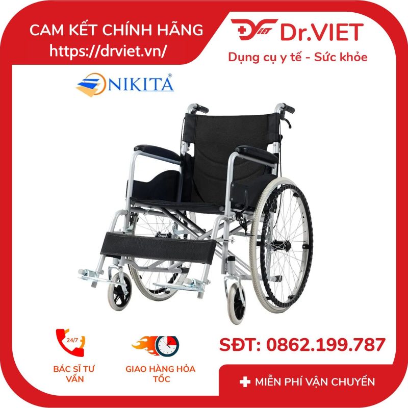 Xe lăn tay cho người già Nikita N213-2