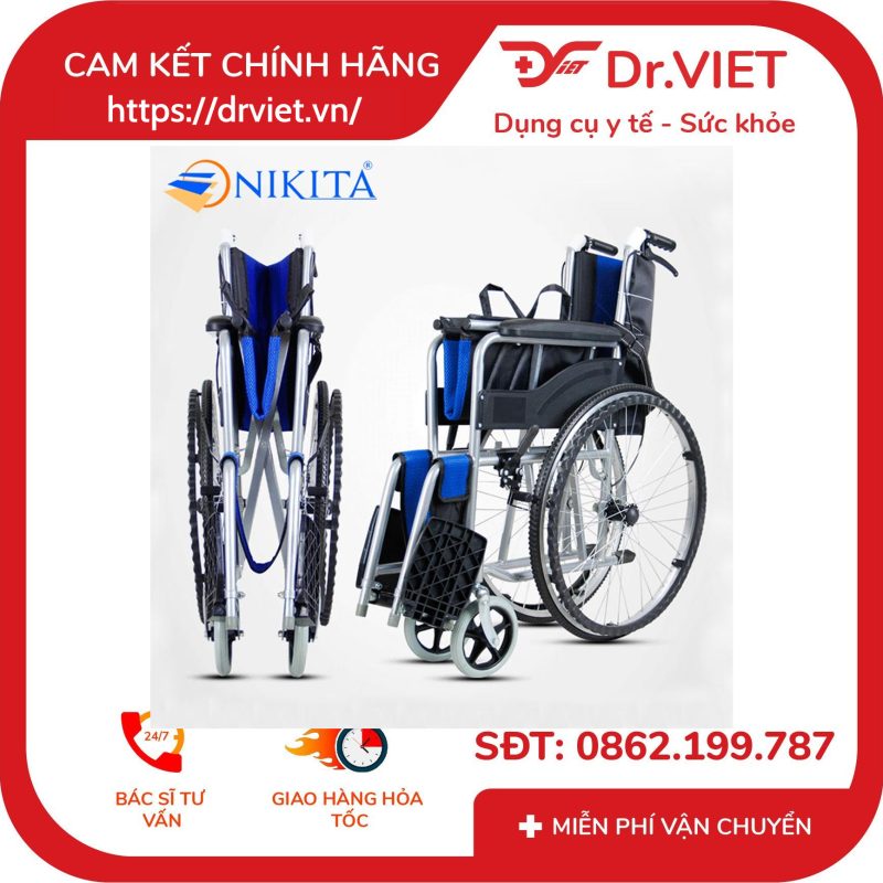 Xe lăn tay cho người già Nikita N213-2