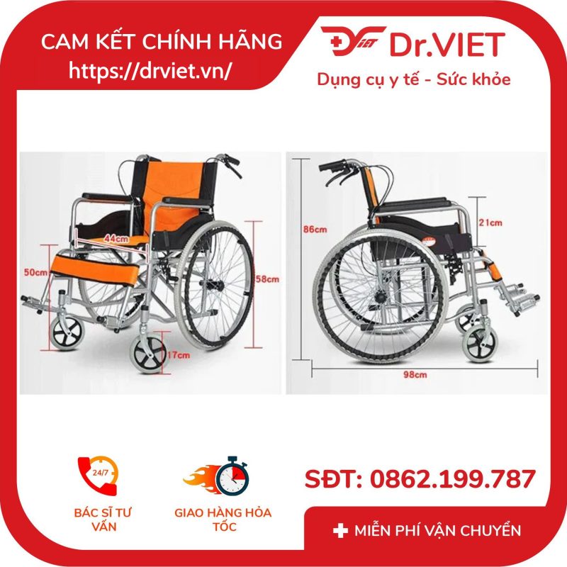 Xe lăn tay cho người già Nikita N213-2