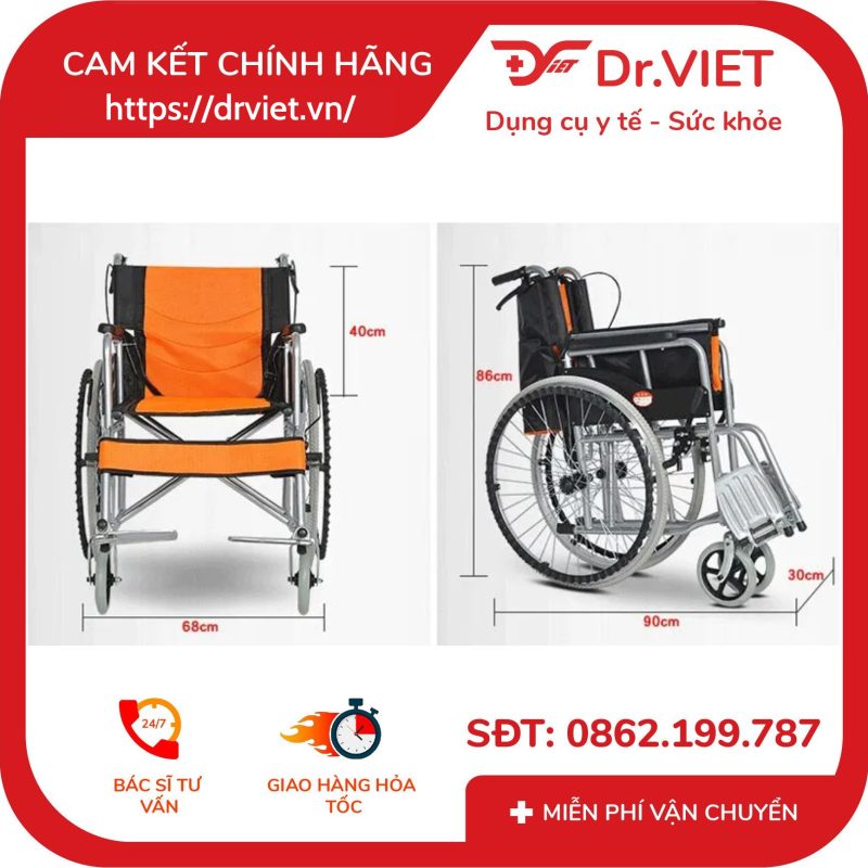 Xe lăn tay cho người già Nikita N213-2