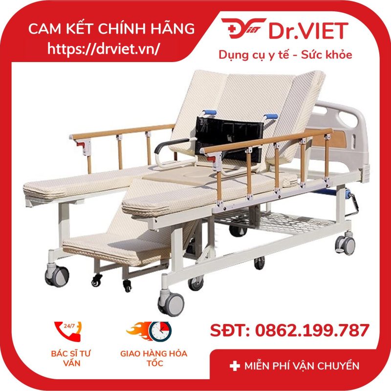 Giường bệnh tách thành xe lăn NIKITA DCN09