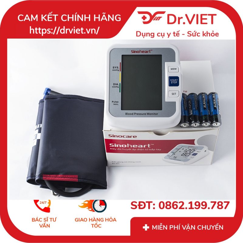 Máy đo huyết áp Sinocare Sinoheart BA801