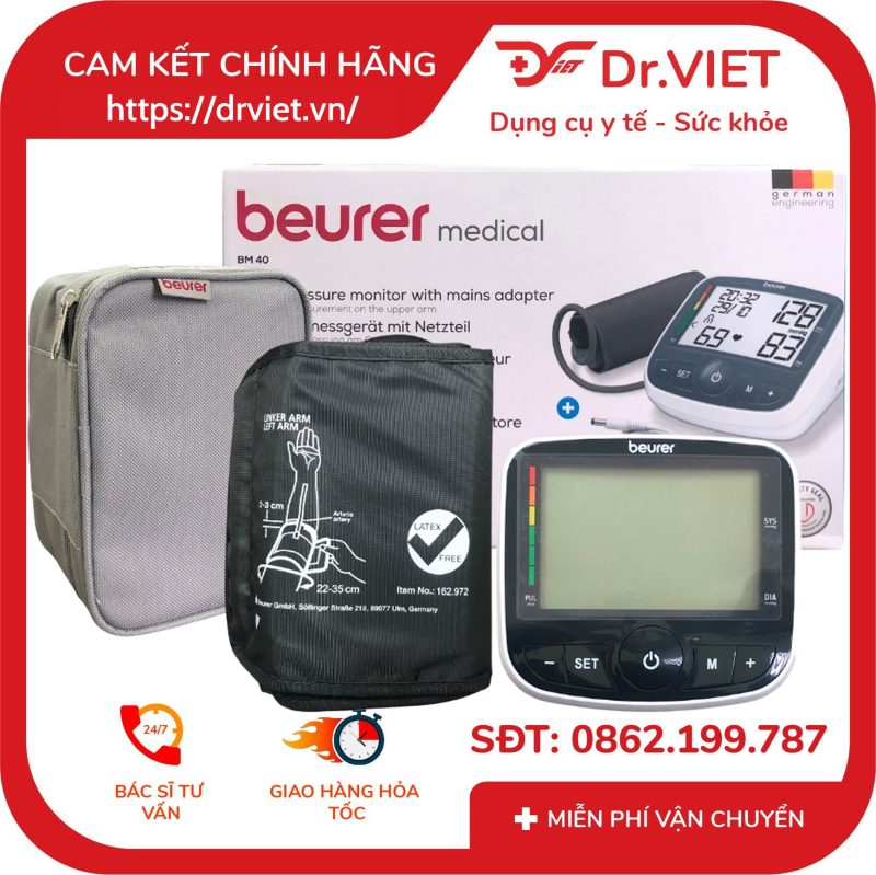 Máy đo huyết áp bắp tay Beurer BM40
