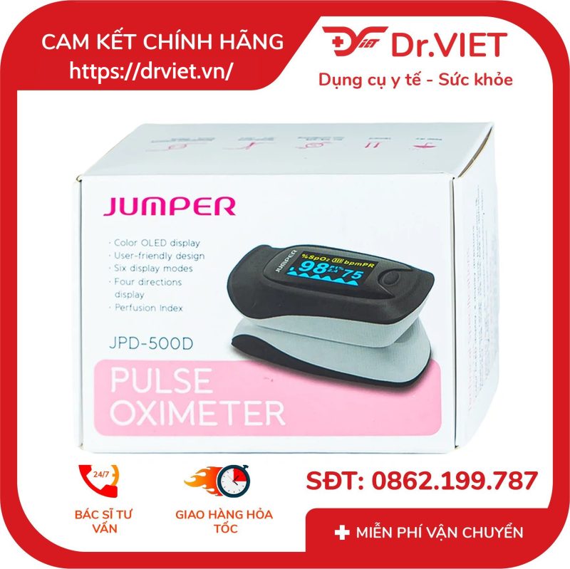 Máy đo nồng độ oxy trong máu Jumper JPD 500D Oled