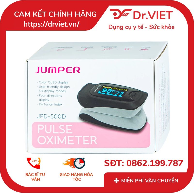 Máy đo nồng độ oxy trong máu Jumper JPD 500D Oled 18 Máy đo nồng độ oxy trong máu Jumper JPD 500D Oled