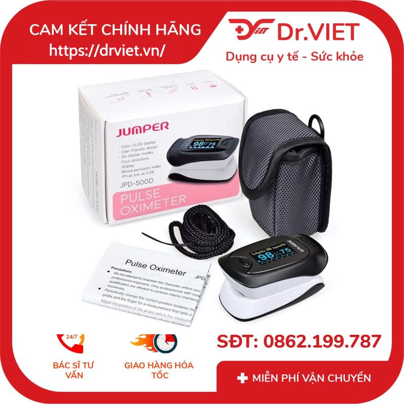 Máy đo nồng độ oxy trong máu Jumper JPD 500D Oled