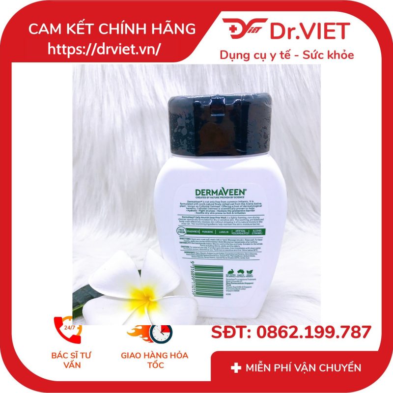 Sữa tắm toàn thân DermaVeen Daily Nourish Soap – Free Wash 11 Sữa tắm toàn thân DermaVeen Daily Nourish Soap – Free Wash