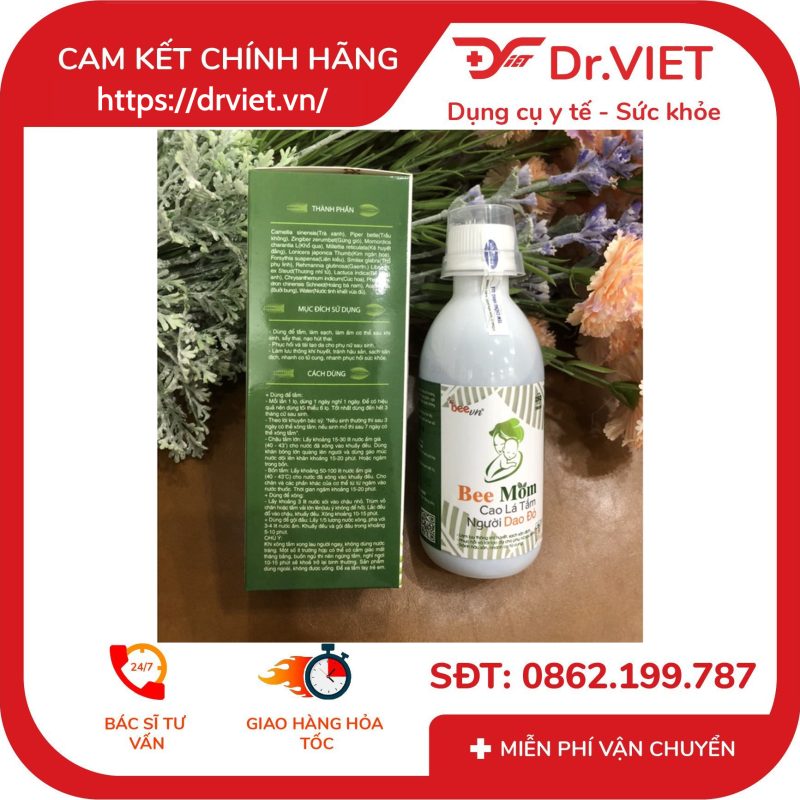 Cao lá tắm dao đỏ cho sản phụ BEEMOM Beevn 7 Cao lá tắm dao đỏ cho sản phụ BEEMOM Beevn