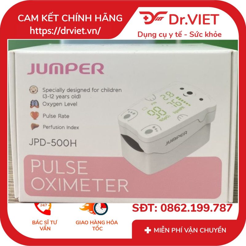 Máy đo nồng độ oxy máu và nhịp tim Jumper JPD-500H 10 Máy đo nồng độ oxy máu và nhịp tim Jumper JPD-500H
