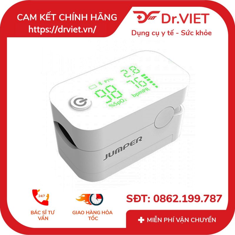 Máy đo nồng độ oxy trong máu và nhịp tim Jumper JPD-500G 14 Máy đo nồng độ oxy trong máu và nhịp tim Jumper JPD-500G