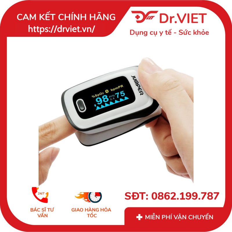 Máy đo nồng độ oxy trong máu và nhịp tim Jumper JPD-500F 13 Máy đo nồng độ oxy trong máu và nhịp tim Jumper JPD-500F