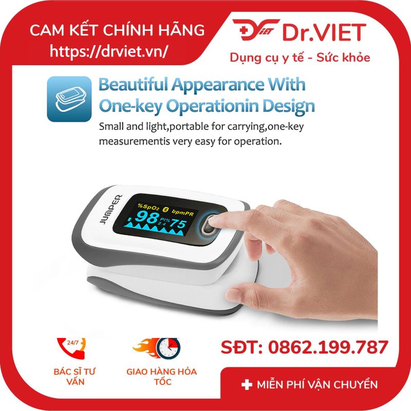 Máy đo nồng độ oxy trong máu và nhịp tim Jumper JPD-500F 10 Máy đo nồng độ oxy trong máu và nhịp tim Jumper JPD-500F