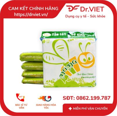 Tấm lót xu em bé Mama BeeVn Tấm lót sơ sinh mềm mịn