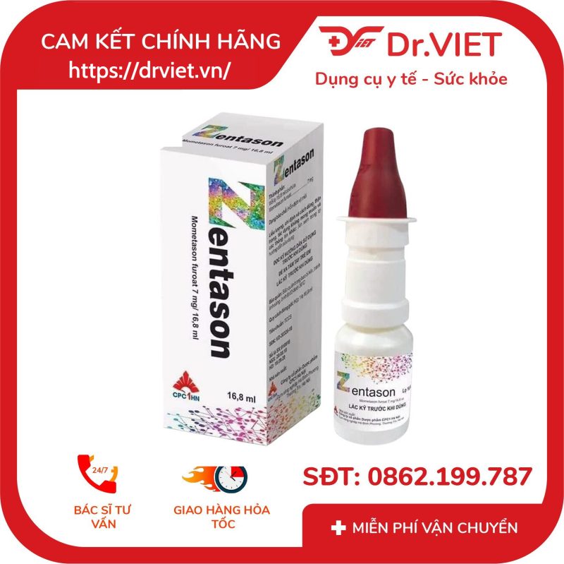 Dung Dịch Xịt Mũi Zentason 16,8ml giảm viêm mũi dị ứng