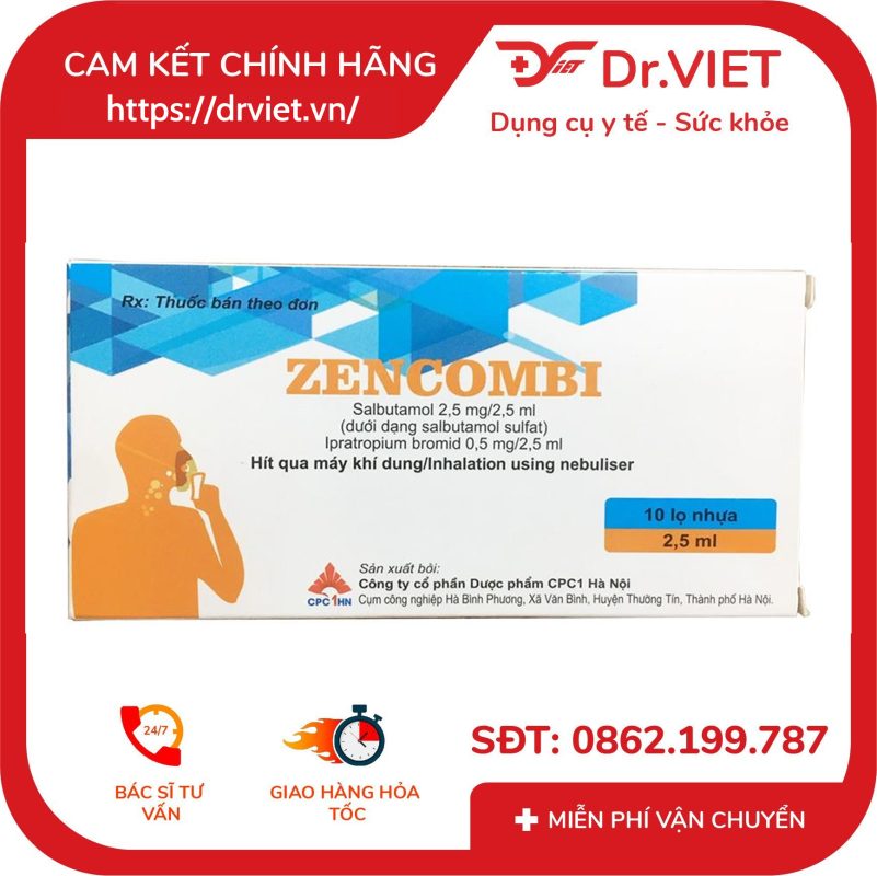 Thuốc Zencombi CPC1HN 10 lọ 2,5ml 9 Thuốc Zencombi CPC1HN 10 lọ 2,5ml
