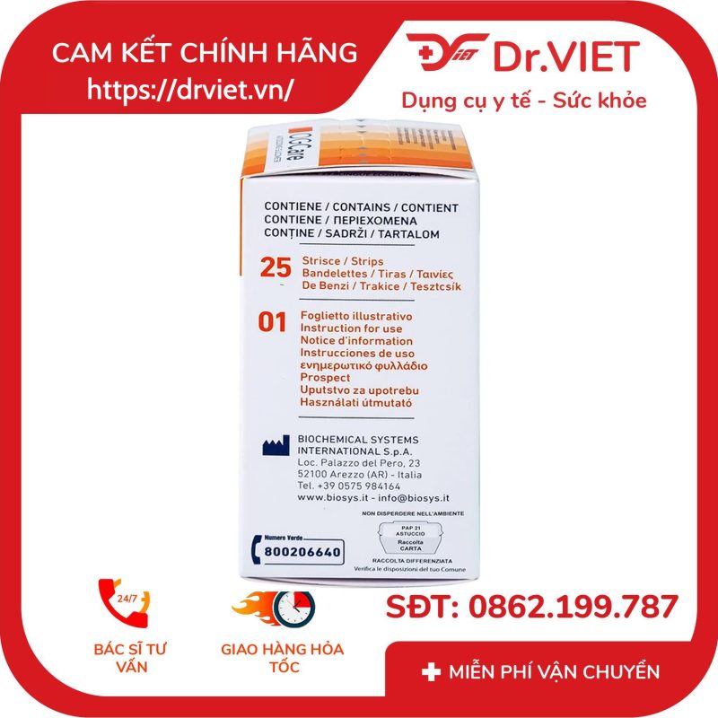 Que thử đường huyết dùng cho máy đo đường huyết OgCare (25 Cái) 12 Que thử đường huyết dùng cho máy đo đường huyết OgCare (25 Cái)