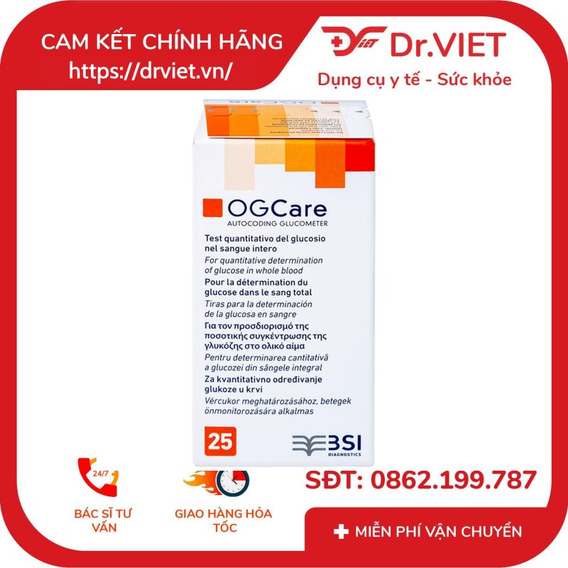 Alternative view of Que thử đường huyết dùng cho máy đo đường huyết OgCare (25 Cái)