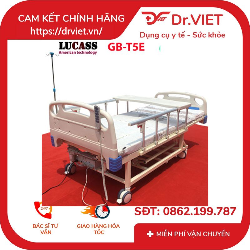 Giường Bệnh Nhân Điện Đa Năng Lucass GB-T5E 13 Giường Bệnh Nhân Điện Đa Năng Lucass GB-T5E