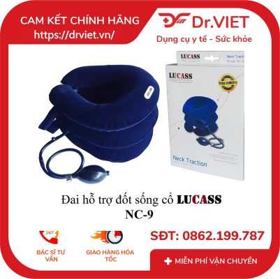 Đai hơi kéo giãn cột sống cổ Lucass NC-9 14 Đai hơi kéo giãn cột sống cổ Lucass NC-9