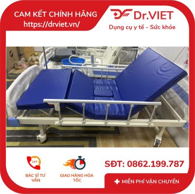 Giường bệnh 3 tay quay có bô Lucass GB-C43 13 Giường bệnh 3 tay quay có bô Lucass GB-C43