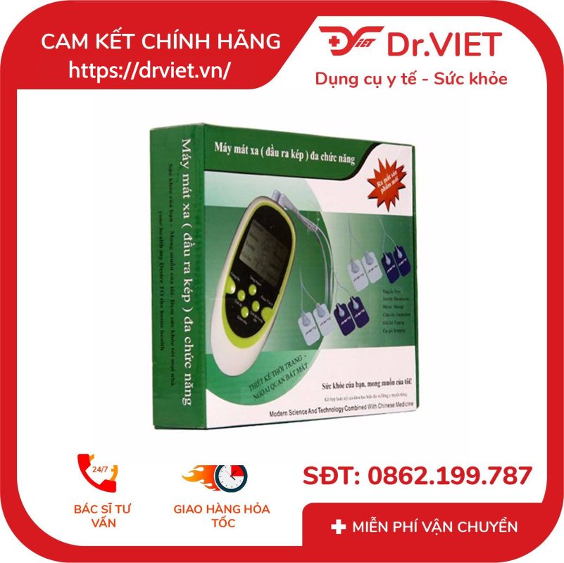 Máy massage xung điện trị liệu 8 miếng dán giảm đau nhức 16 Máy massage xung điện trị liệu 8 miếng dán giảm đau nhức