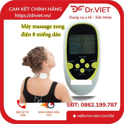 Máy massage xung điện trị liệu 8 miếng dán giảm đau nhức 17 Máy massage xung điện trị liệu 8 miếng dán giảm đau nhức