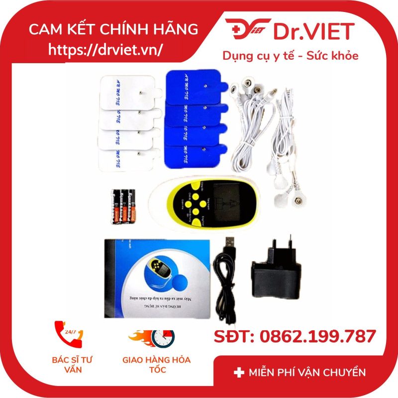 Máy massage xung điện trị liệu 8 miếng dán giảm đau nhức 15 Máy massage xung điện trị liệu 8 miếng dán giảm đau nhức