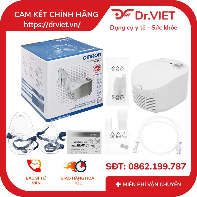 Máy xông khí dung Omron NE-C101 16 Máy xông khí dung Omron NE-C101