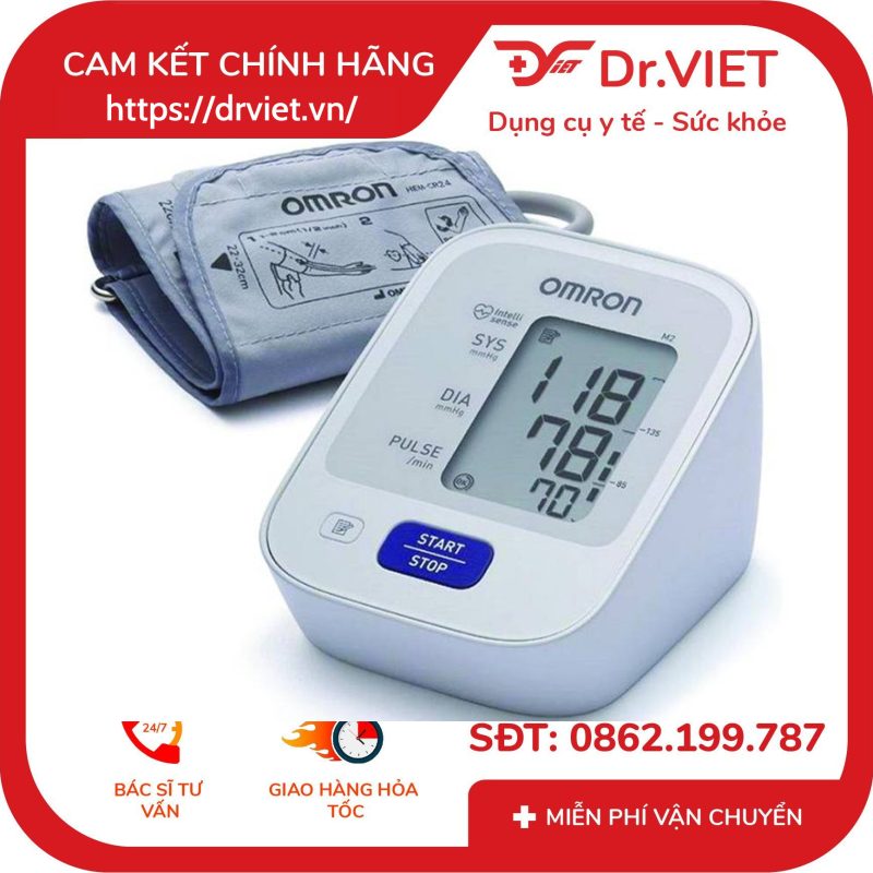 Máy đo huyết áp bắp tay Omron HEM-7120 10 Máy đo huyết áp bắp tay Omron HEM-7120